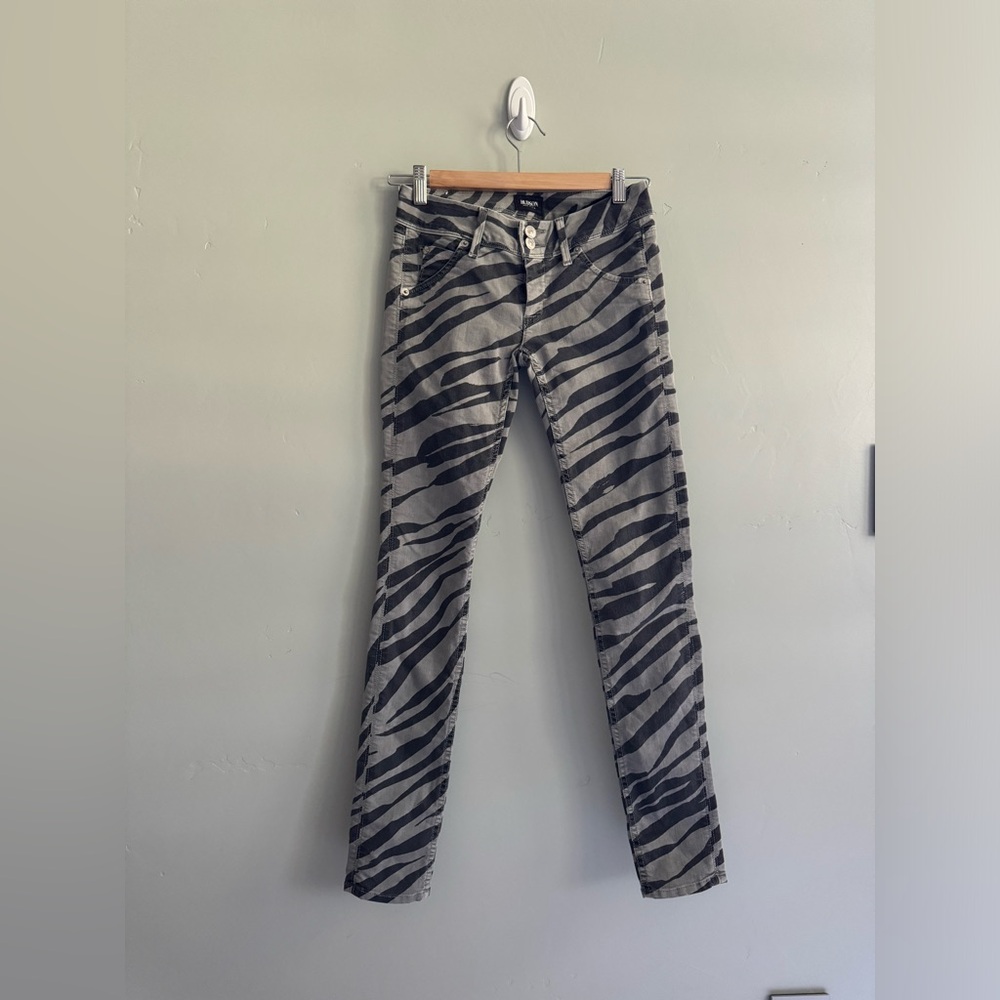 Hudson Collin Skinny Jeans in Zebra print in size 24